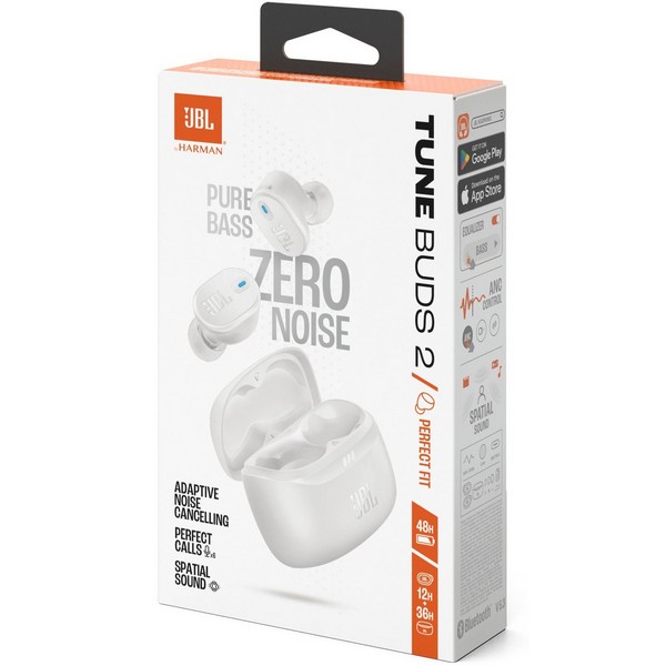 Bluetooth-гарнитура JBL Tune Buds 2 Bluetooth белый