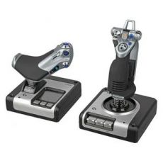 Джойстик Logitech G Saitek X52 Flight Control System черный