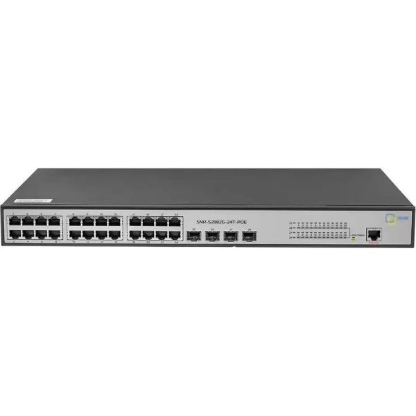 Коммутатор SNR -S2982G-24T-POE x1 Гбит/сек, управляемый