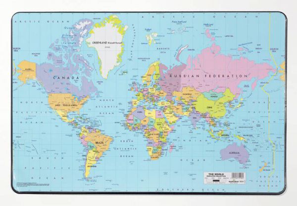Настольное покрытие Durable (7211-19) 53x40см голубой нескользящая основа
